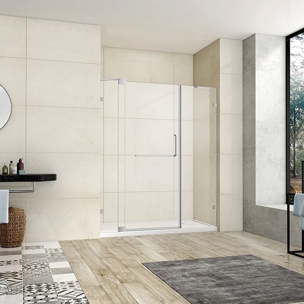 Brescia 60" W x 58" H Double Sliding Framed Tub Door