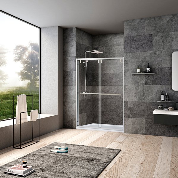 Brescia Double Sliding Framed Shower Door 60"W x 76"H