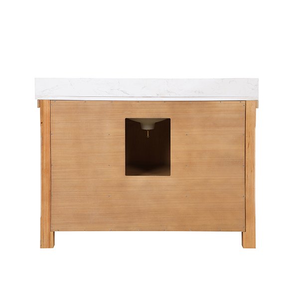 White Composite Countertop - Weathered pine