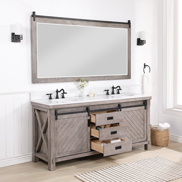 White Composite Countertop - classical grey