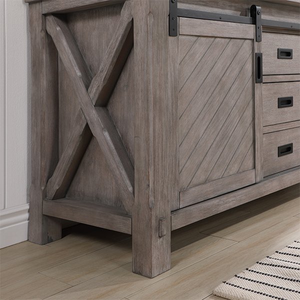 White Composite Countertop - classical grey