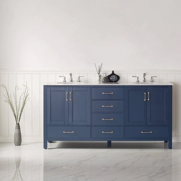 Carrara White Marble Countertop - 72