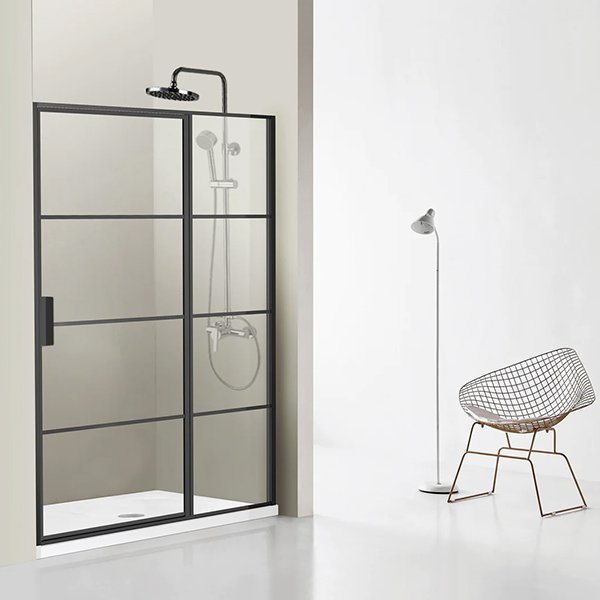 Sondrio Rectangle Pivot Shower Enclosure 60"W x 76"H