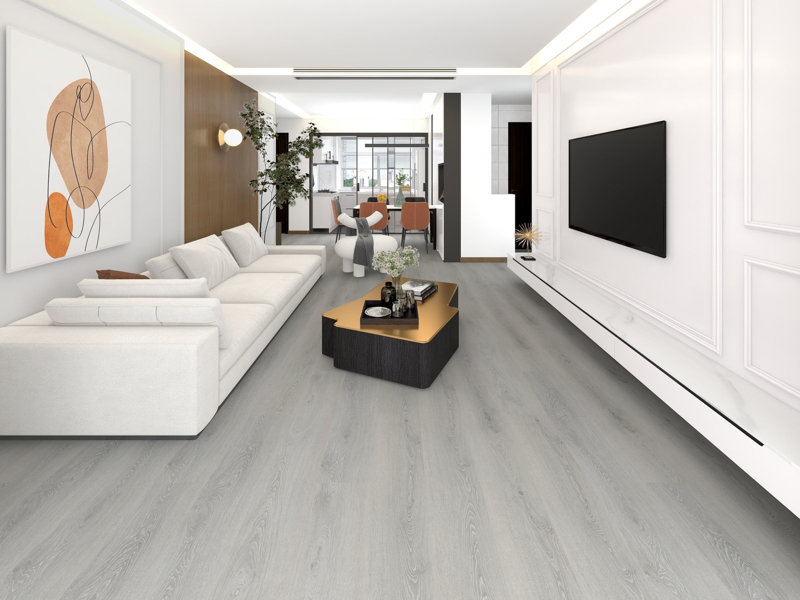 Alpine Slate Luxury SPC Vinyl Flooring – Waterproof LVP